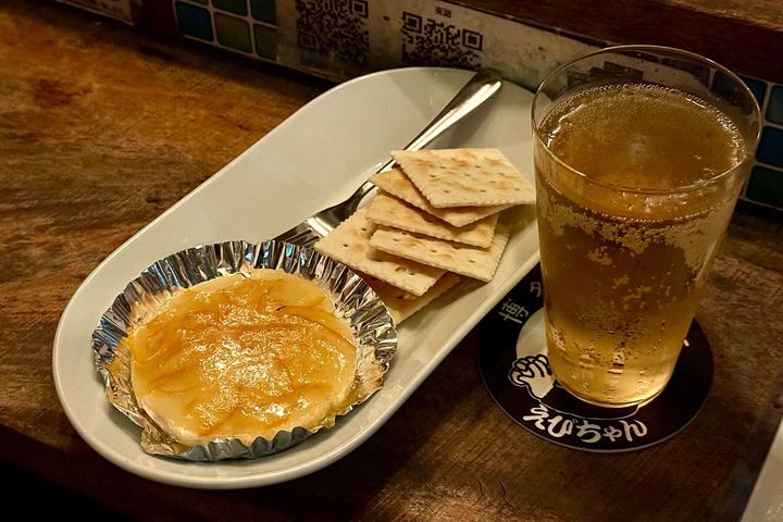 カマンベールチーズのマーマレード焼き
