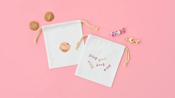 不二家のロングセラー「ミルキー」「カントリーマアム」がトートバッグや巾着に！