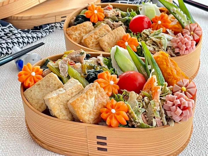 小松菜と豚肉の中華風ピリ辛炒め