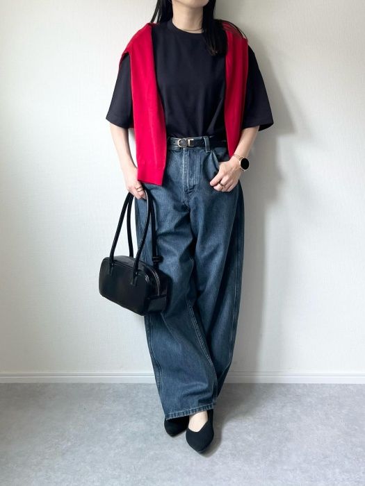 UNIQLO「エアリズムコットンオーバーサイズTシャツ/5分袖」