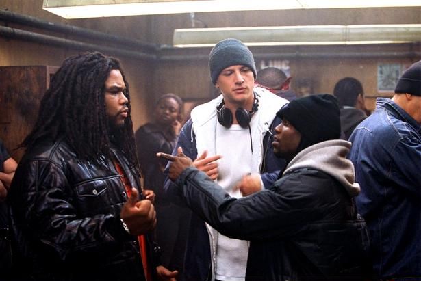 ラップのシーンはそのまま『8Mile』(『最‘狂’絶叫計画』) [c] Dimension/courtesy Everett Collection