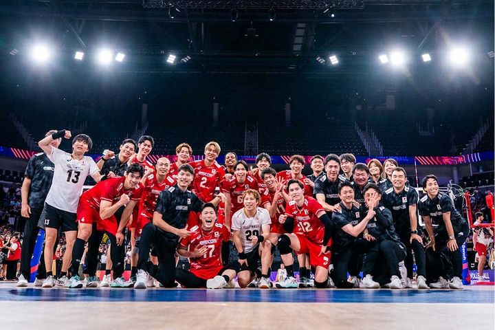 バレーボール男子日本代表（C）Volleyball World