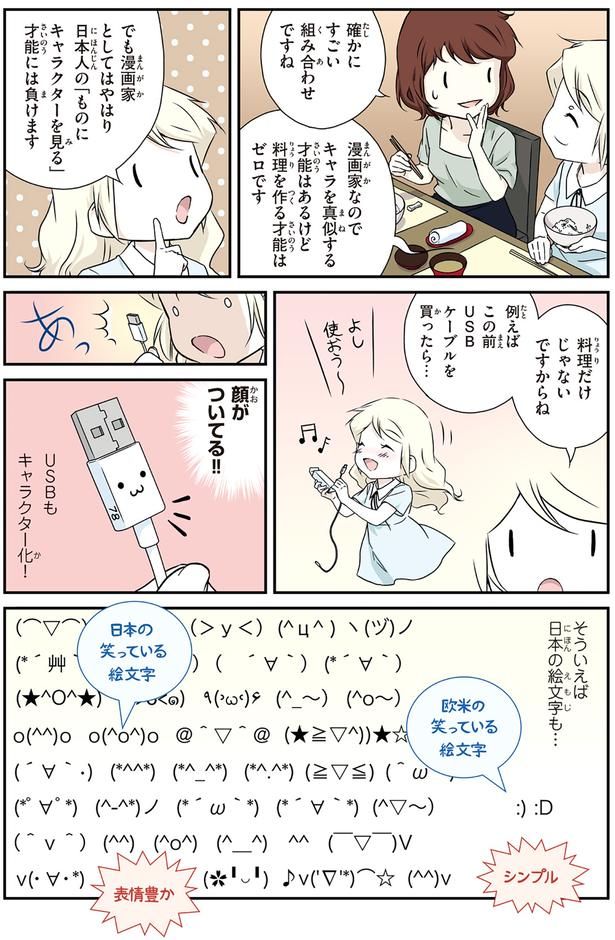 顔がついてる！！ （C）オーサ・イェークストロム、小倉 朋子、金田一 秀穂、杉山 美奈子、岩下 宣子/KADOKAWA