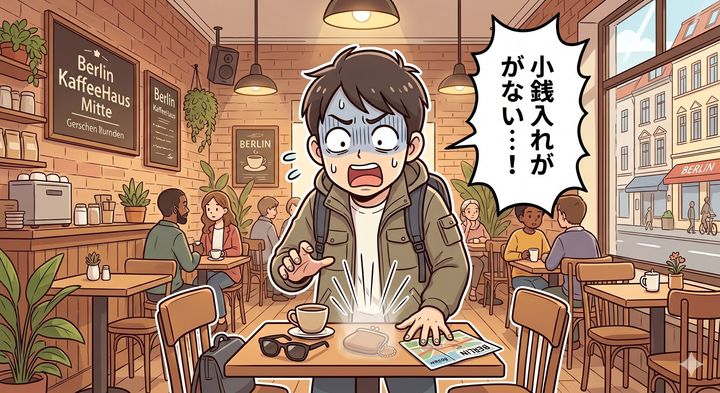 リラックスできるカフェこそ、置き引き犯が狙っている場所です