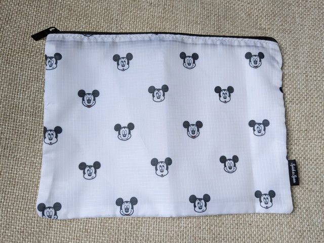 Spick&Spanミッキー総柄ポーチ正面