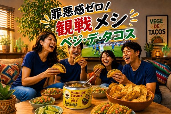 日本のゴール数だけ植物性タコスミートが当たる！三育フーズのサッカー観戦応援企画