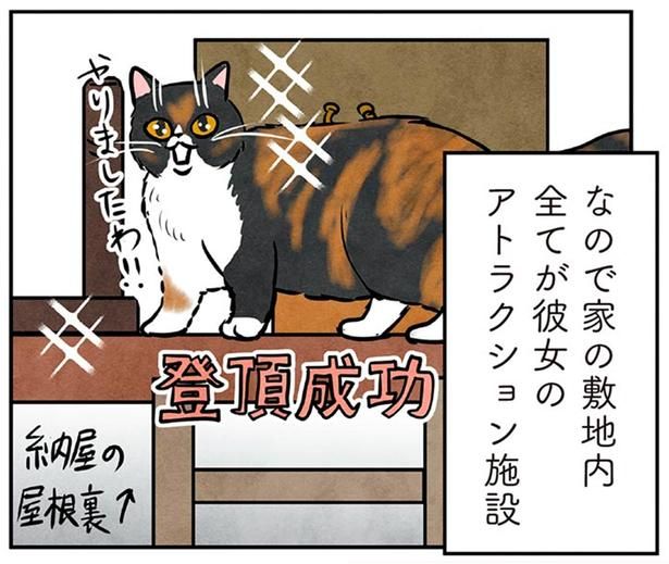 家の敷地内全てが彼女のアトラクション施設 （C）かんさび／KADOKAWA