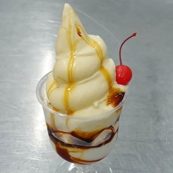 カラメルソースのプリン系ソフト
