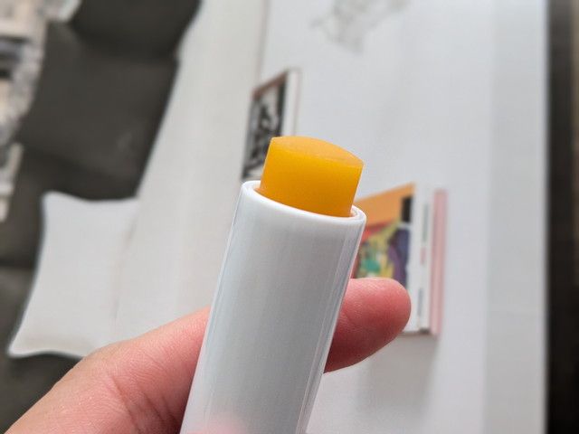 Dr.ハウシュカ リップケアスティックを繰り出したアップ