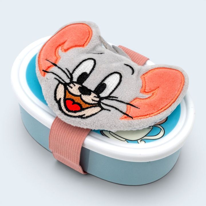 保冷剤ポケット付きダイカットランチベルト(フェイス） トムとジェリー（タフィー） 使用イメージ