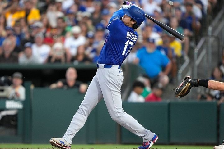 今季18号アーチを放ったドジャース・大谷翔平（C）Getty Images