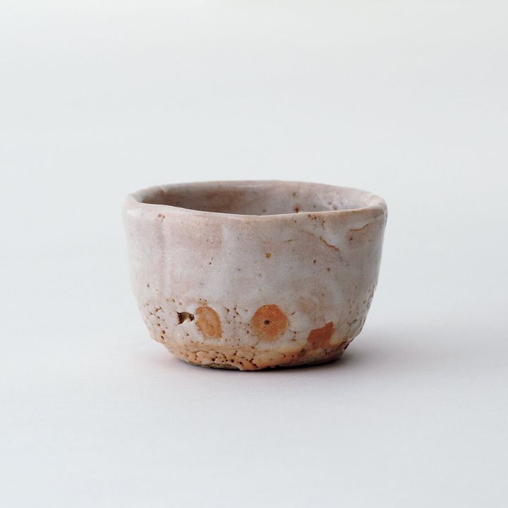 荒川豊藏／志野酒盃