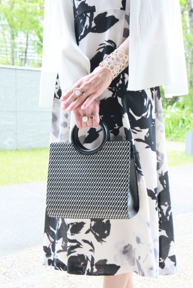 印傳屋上原勇七_NYリングハンドルバッグ