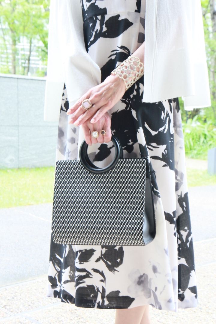 印傳屋上原勇七_NYリングハンドルバッグ