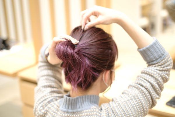 簡単ヘアアレンジ