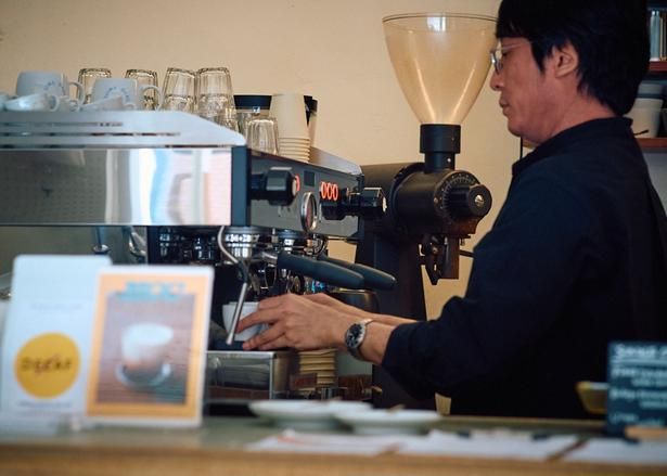 豆の味わいを濃厚に楽しめるエスプレッソは、大西さんイチオシの一杯
