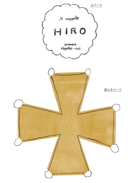 【お名前付けにお役立ち！】世界にひとつのプラバンアクセ「ロゼット風ネームブローチ」の作り方の画像2