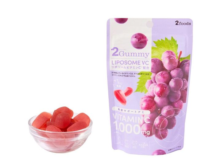 画像: 【2foods】「2Gummy LIPOSOME VC」50g ￥486（税込・編集部調べ） 出典：アットコスメ