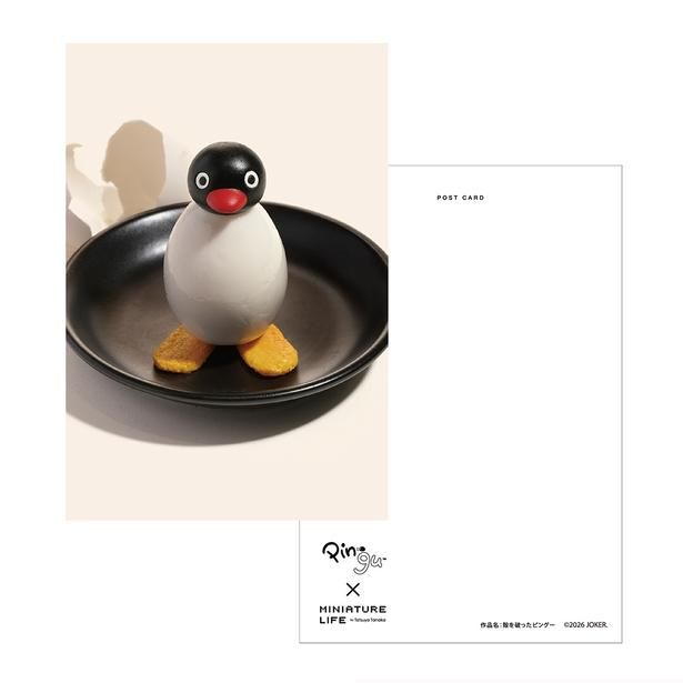  「PINGU(TM)×MINIATURE LIFE ポストカード」(385円)