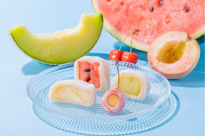 夏限定フルーツ大福セット／￥3,720（税込み）