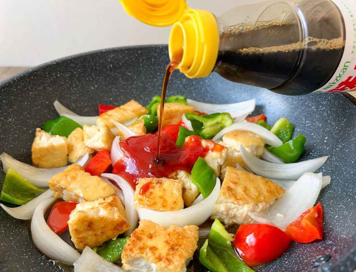 「厚揚げで作る！酢豚風」レシピ