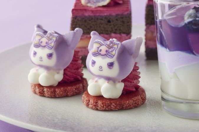 ホテルニューオータニ博多「KUROMI Afternoon Tea at Castillian」クロミマシュマロ