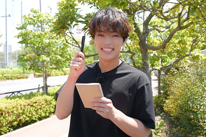 原嘉孝がバレーボール日本代表選手たちを徹底取材 （C）TBS width=