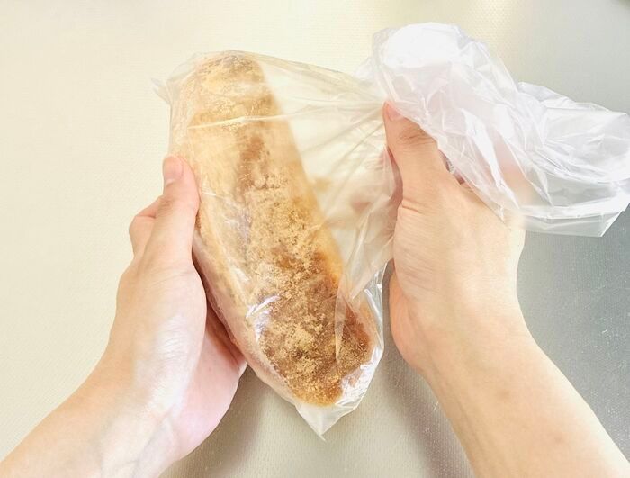 懐かしい人には懐かしい！？給食の『きな粉揚げパン』を揚げずに簡単に作る方法。これは再現度高めですよ～～！！