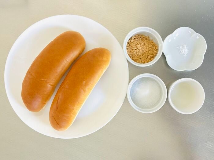 懐かしい人には懐かしい！？給食の『きな粉揚げパン』を揚げずに簡単に作る方法。これは再現度高めですよ～～！！