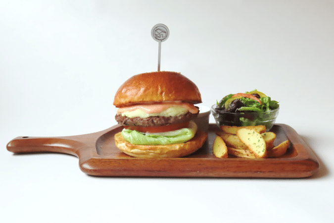 友安製作所 明太ポテトバーガー