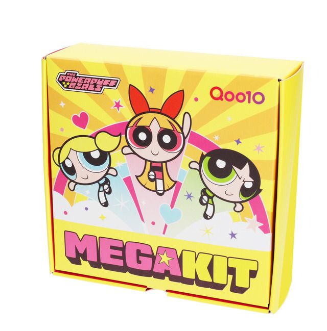 「パワーパフガールズ」限定デザインの「MEGA KIT」が抽選で10名様に当たるプレゼントキャンペーン