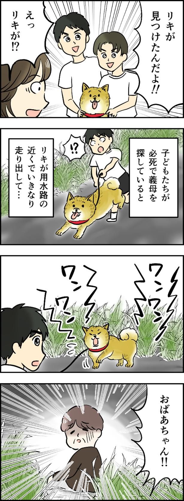 用水路の近くで… （C）とんちきくま／毎日が発見ネット