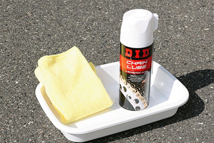 チェーン清掃・注油と調整