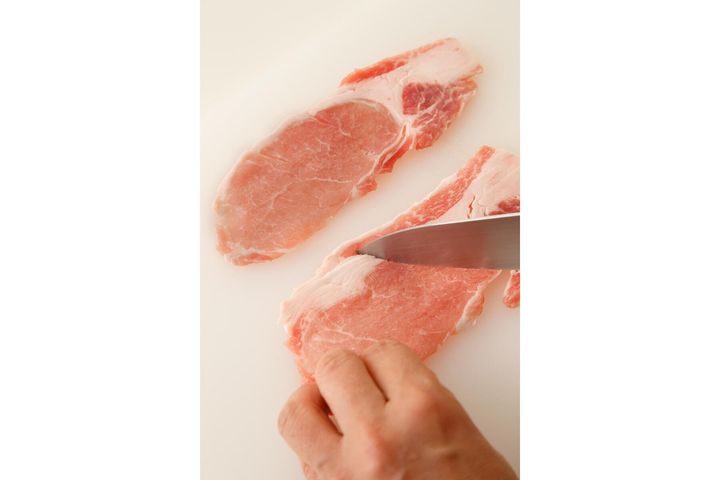 筋を切る