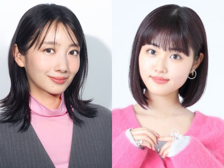 （左から）波瑠、原菜乃華 クランクイン！ width=