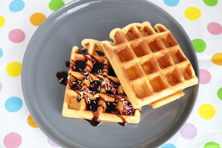 ホットケーキミックスで簡単ワッフル