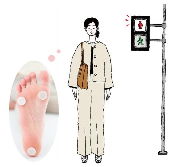 重心位置をこまめにチェック イラスト／ nao PIXTA