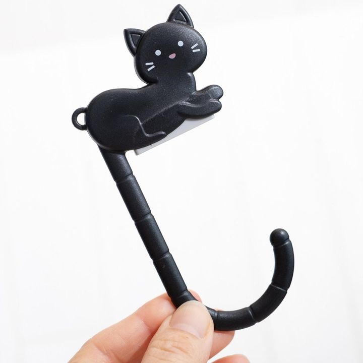 画像1: バッグの直置きを回避する猫フック