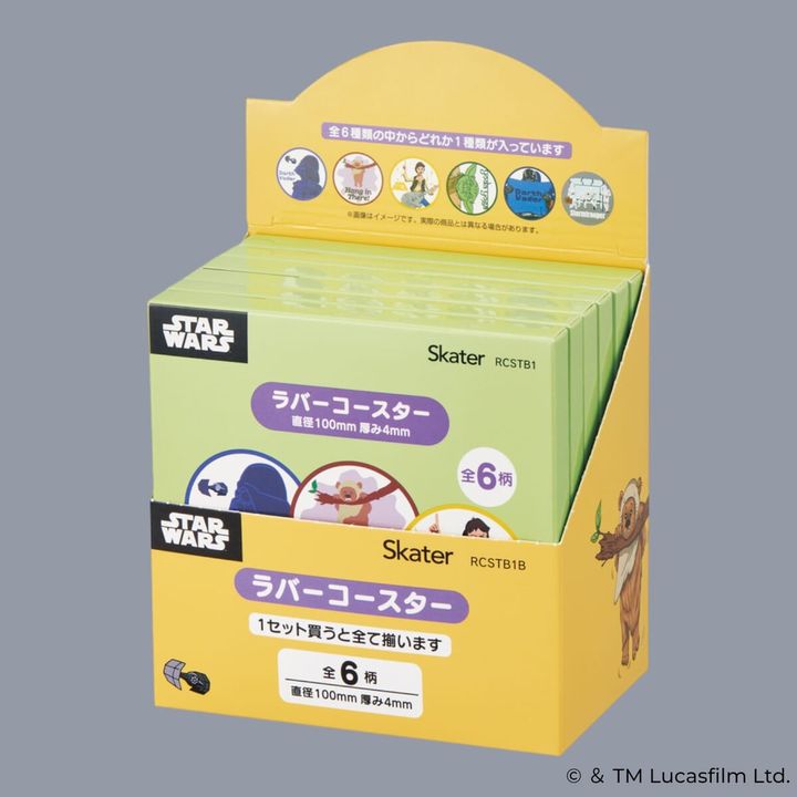 ラバーコースター（STAR WARS/ユニークアート） BOX販売