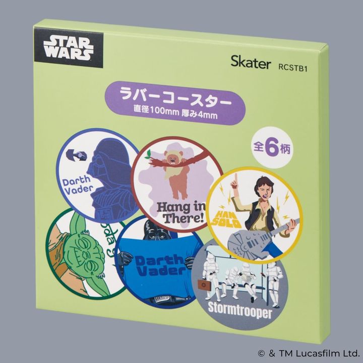 ラバーコースター（STAR WARS/ユニークアート） 個包装