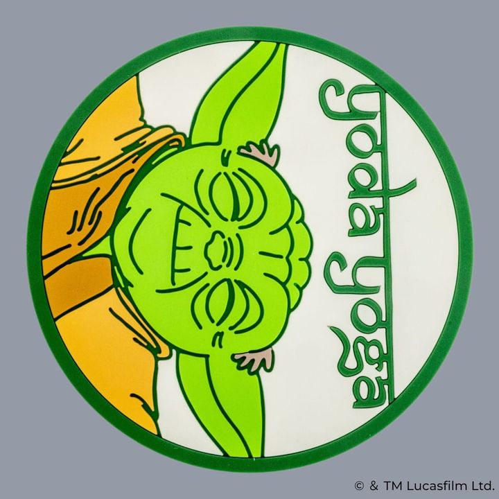 ラバーコースター（STAR WARS/ユニークアート） yoda yoga