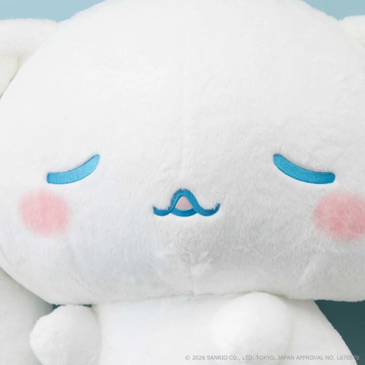タカラトミーアーツ「サンリオキャラクターズ With my friend！ 大きなぬいぐるみ むにゃむにゃシナモロール」アップ