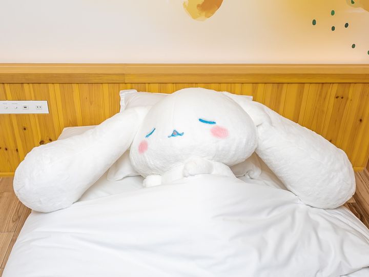 タカラトミーアーツ「サンリオキャラクターズ With my friend！ 大きなぬいぐるみ むにゃむにゃシナモロール」表情
