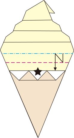 【親子で折り紙】おうちでもお出かけ先でも！「ソフトクリーム」＆「いちご」の折り方の画像24