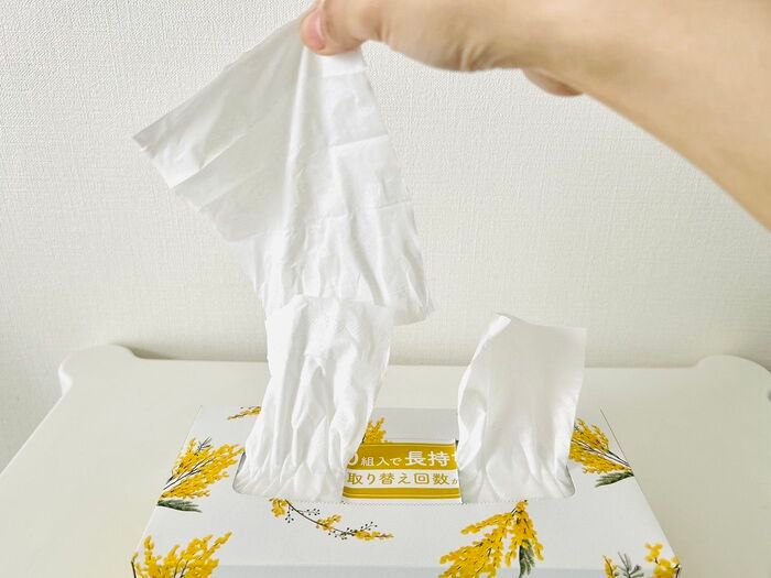 革命！ティッシュボックスは「両方から使う」！目からウロコの節約術♪