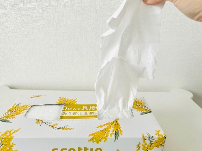 革命！ティッシュボックスは「両方から使う」！目からウロコの節約術♪