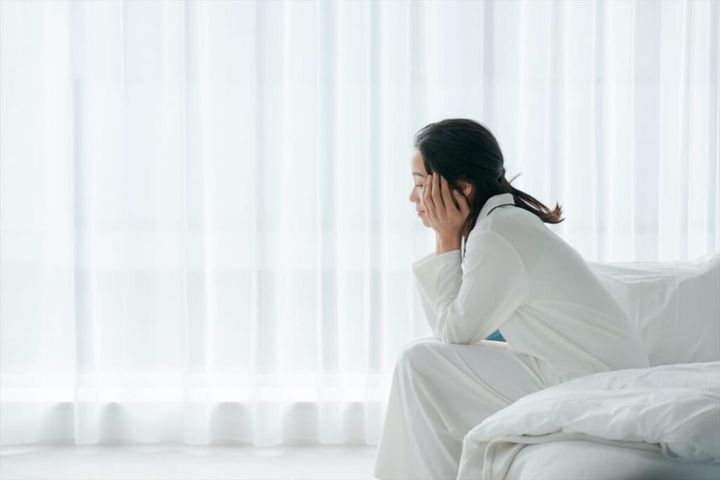 体調不良、うつ病イメージ