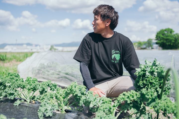 野菜づくりを騙る冨永さん