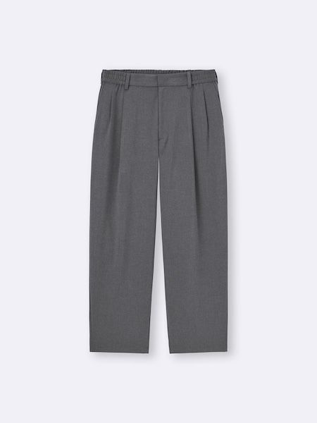 【GU】ユニセックスにはけるキャロットスラックス