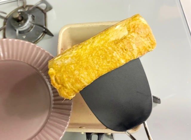 OXOターナーで卵焼き